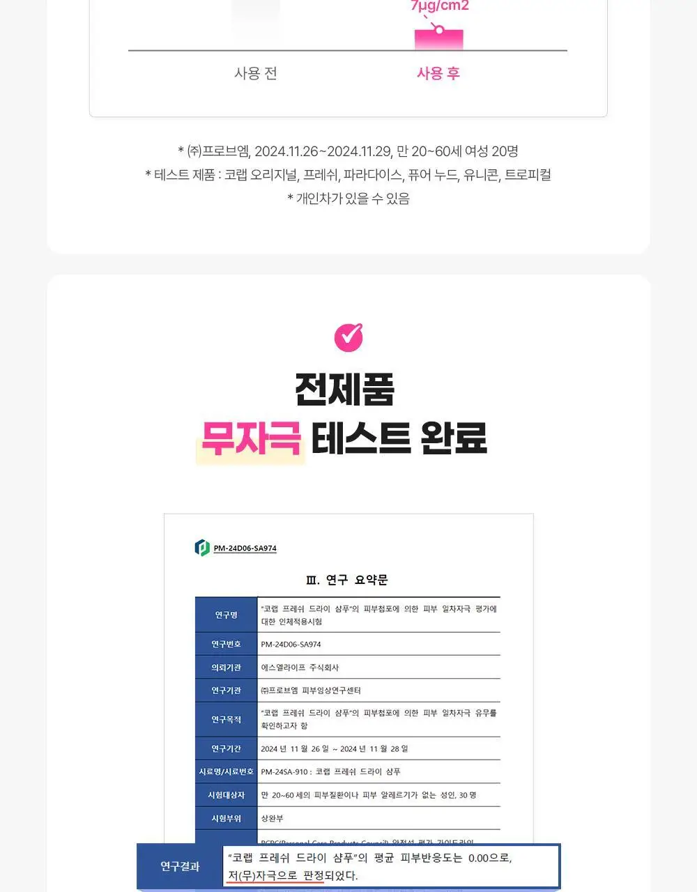 [NEW 퓨어누드 향] 코랩 드라이샴푸 200ml 4종 택1 상세페이지 9